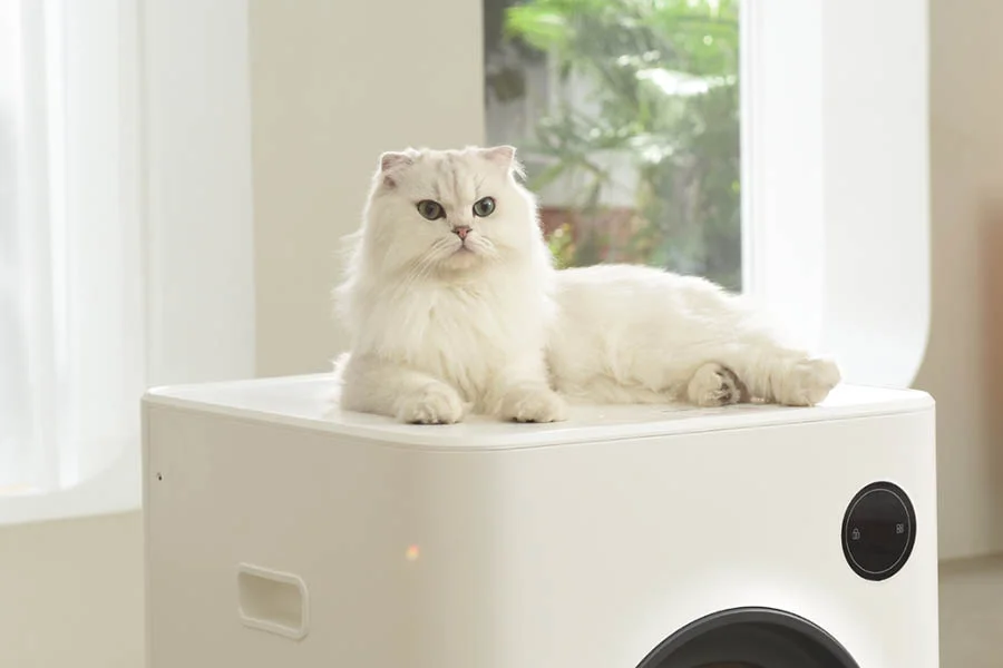 electric self cleaning litter box