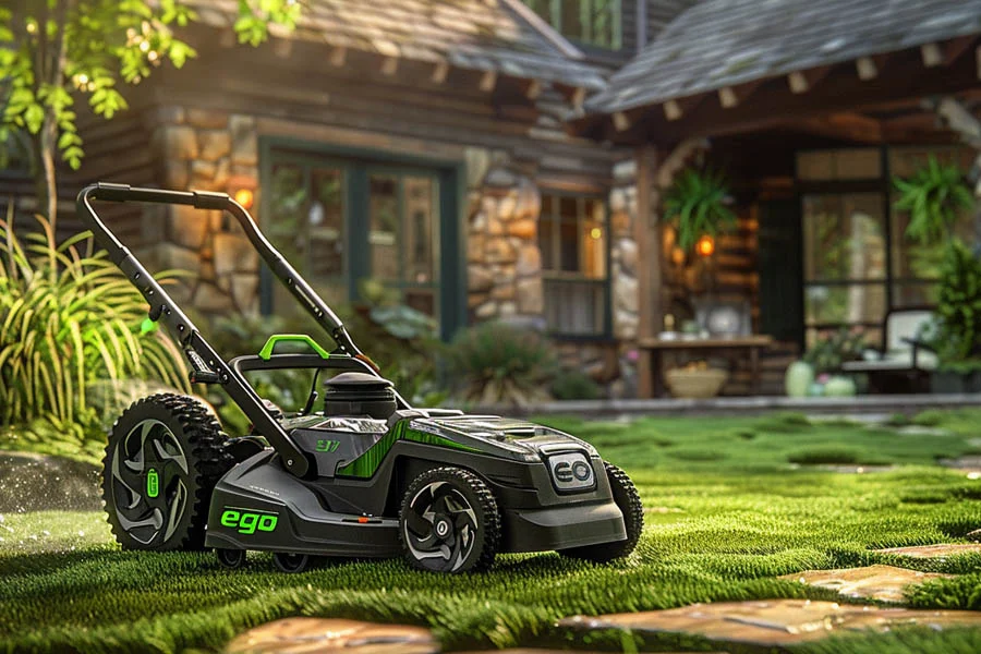 cordless battery lawn mower