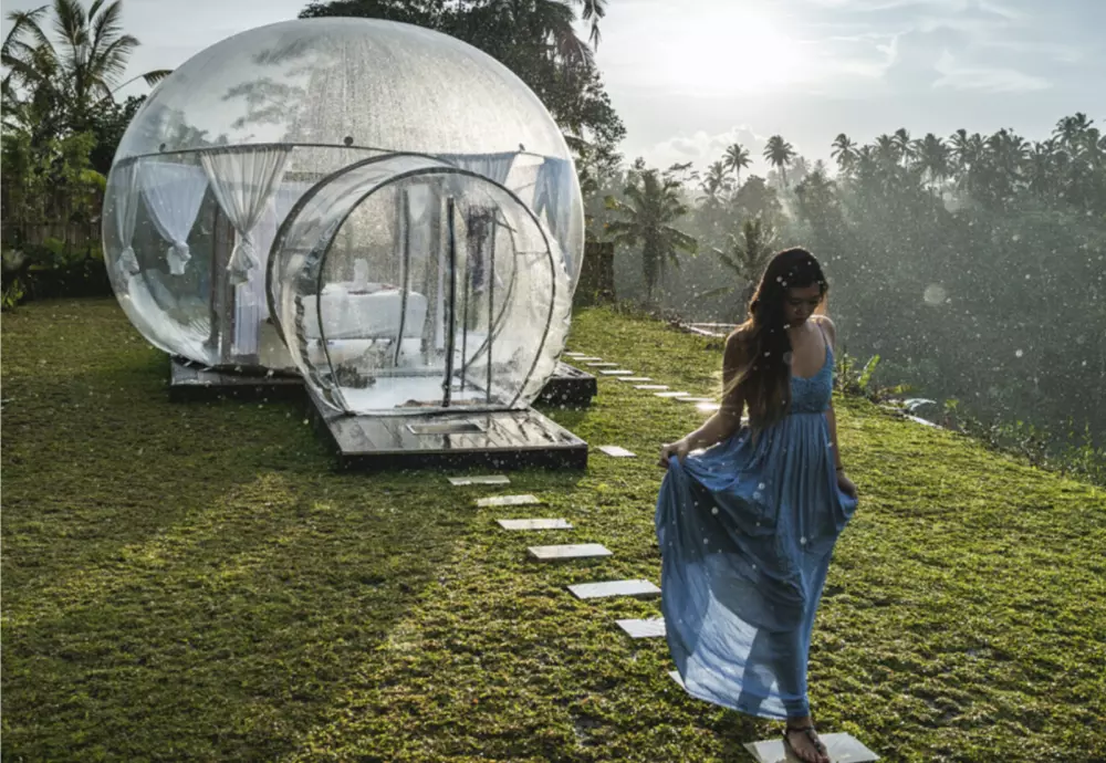 best transparent inflatable bubble tent